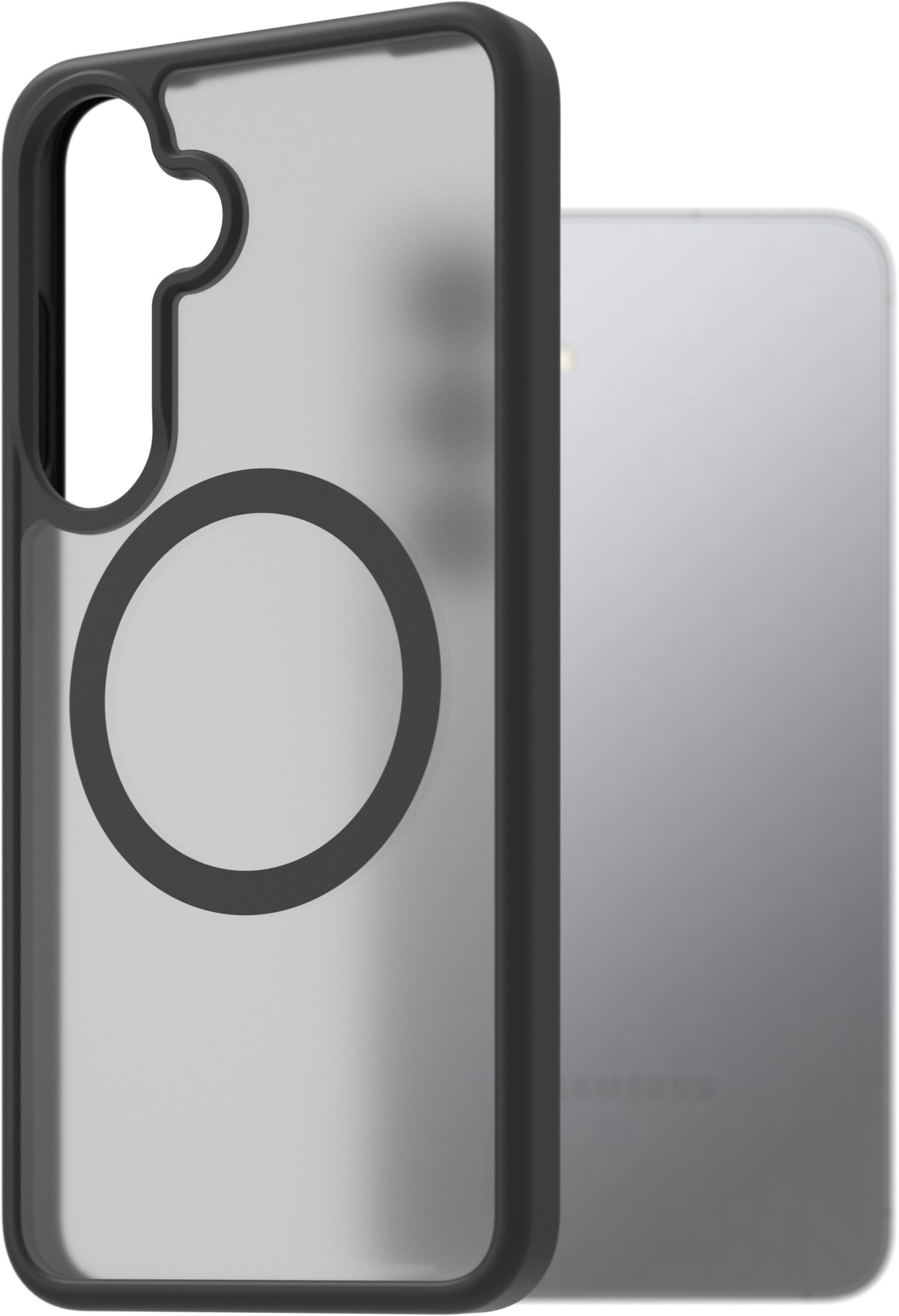 AlzaGuard Matte Case Compatible with Magsafe na Samsung Galaxy S25+ čierny