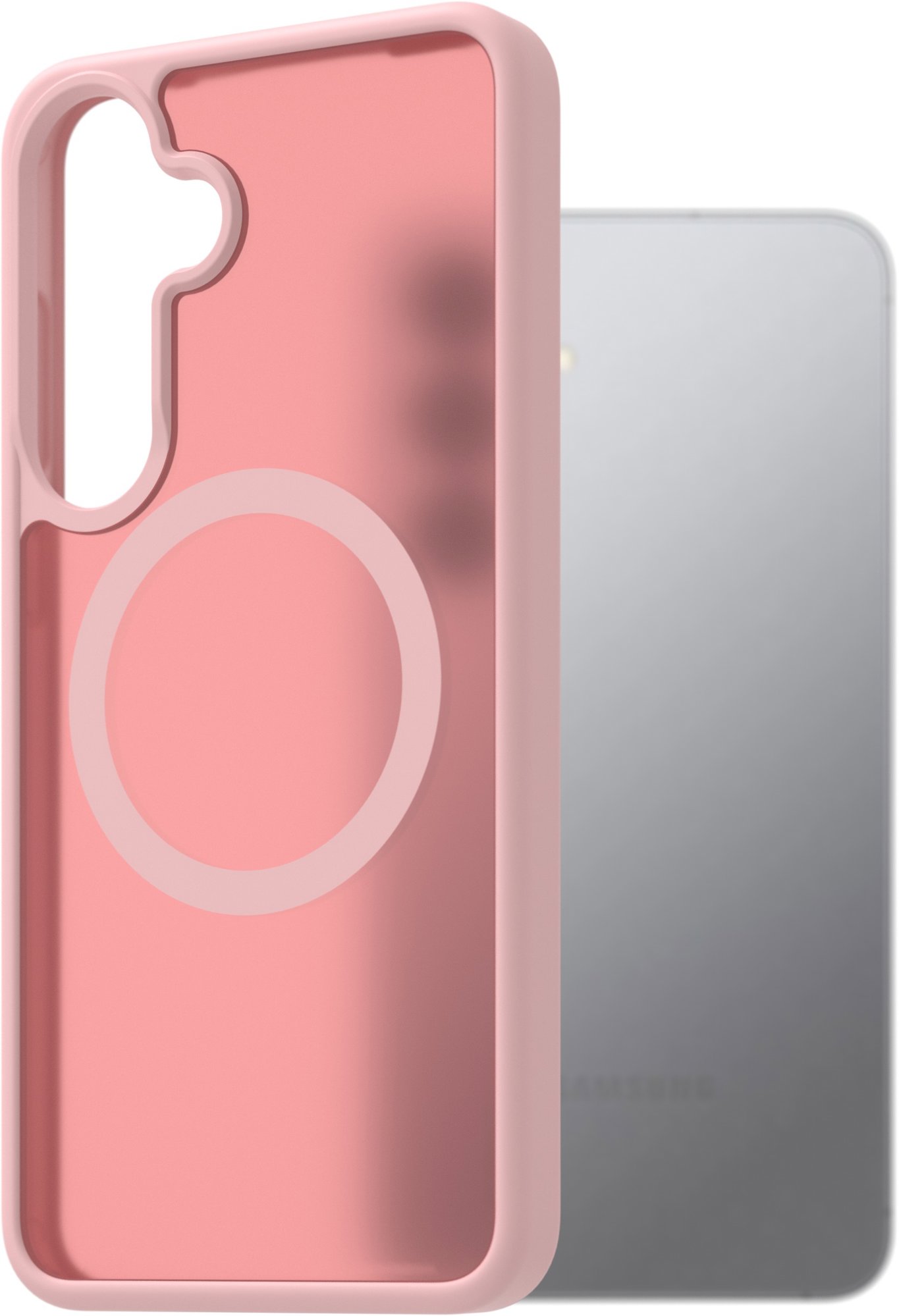 AlzaGuard Matte Case Compatible with Magsafe na Samsung Galaxy S25+ ružový