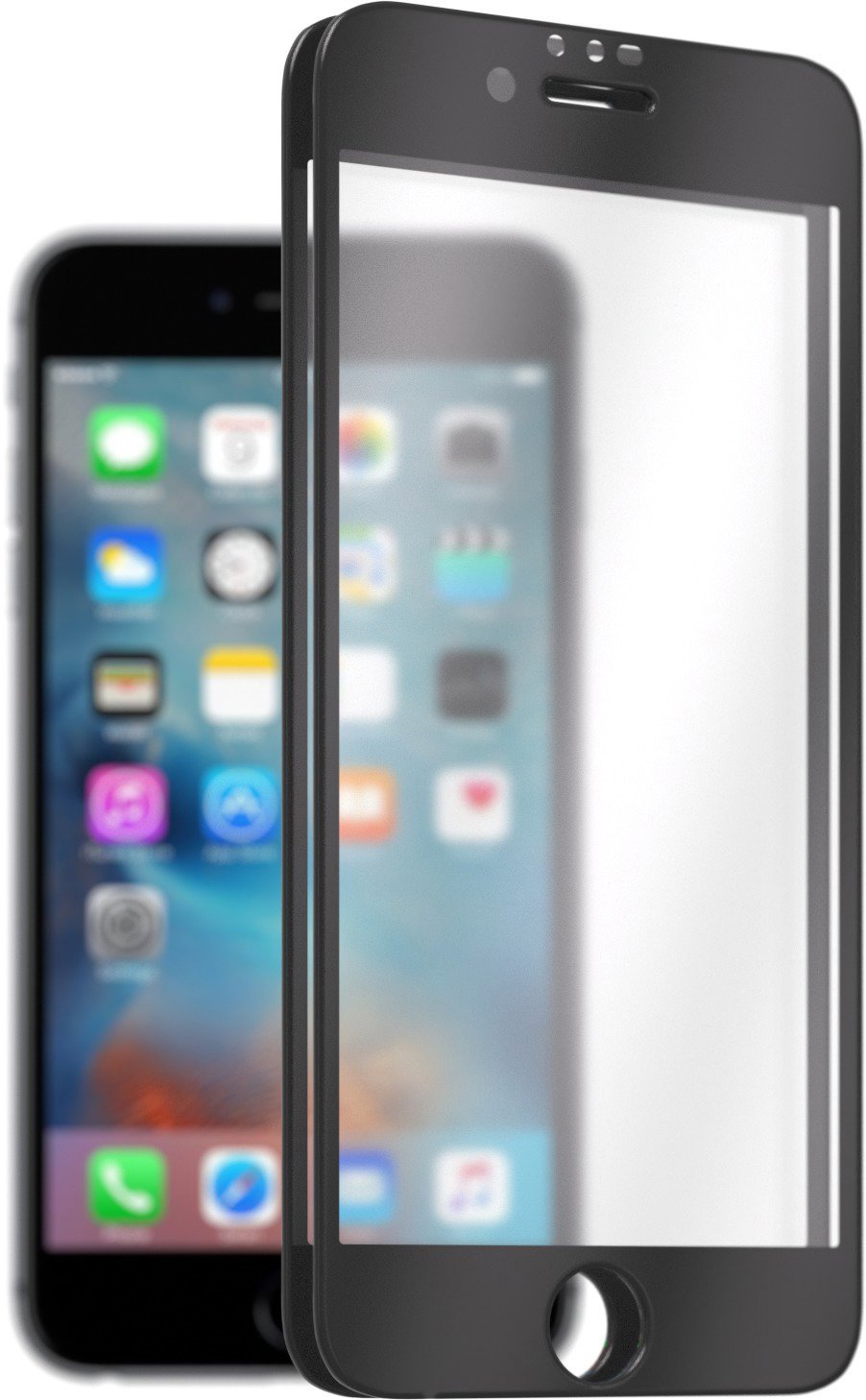 AlzaGuard 2.5D FullCover Glass na iPhone 6/6S – 2 ks v balení