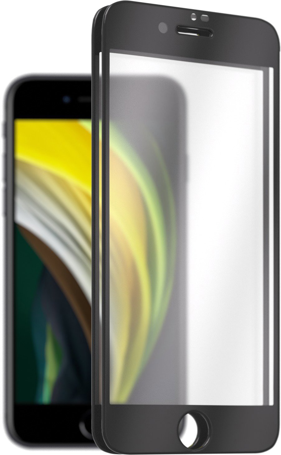 AlzaGuard 2.5D FullCover Glass na iPhone 7/8/SE 2020/SE 2022 – 2 ks v balení