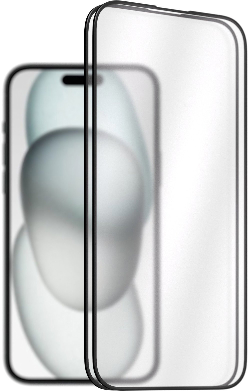 AlzaGuard 2.5D FullCover Glass na iPhone 15 – 2 ks v balení