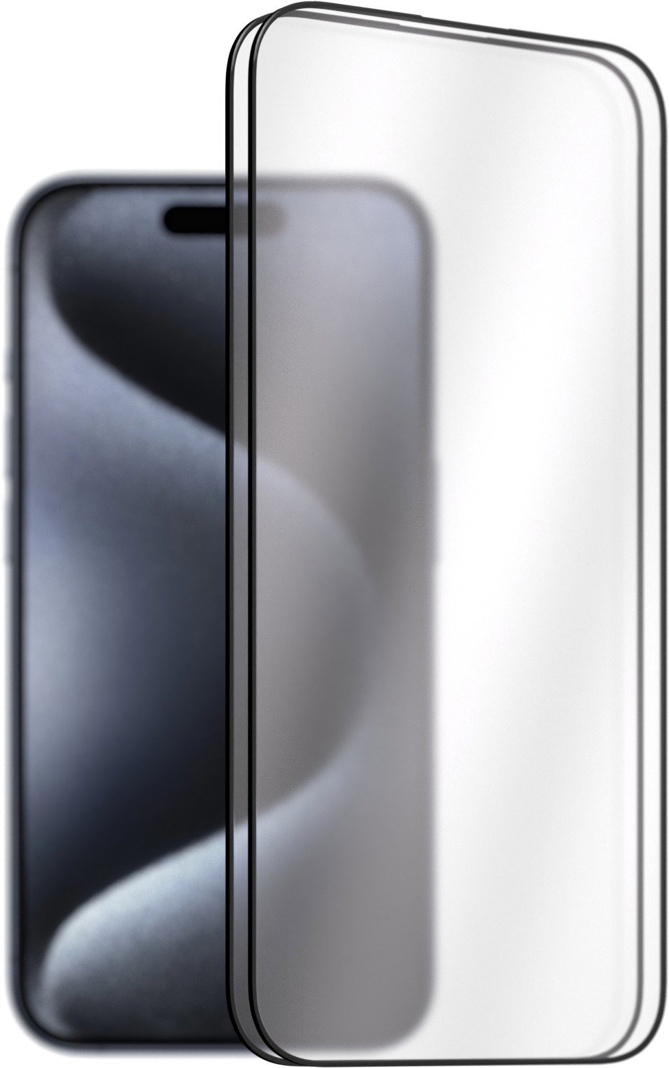 AlzaGuard 2.5D FullCover Glass na iPhone 15 Pro – 2 ks v balení