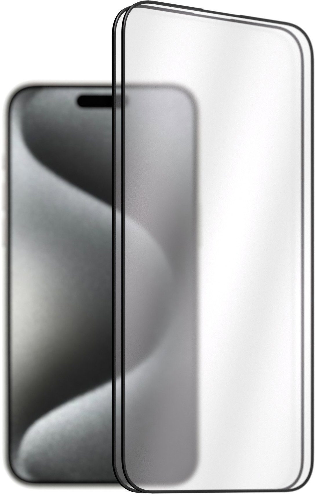 AlzaGuard 2.5D FullCover Glass na iPhone 15 Pro Max – 2 ks v balení