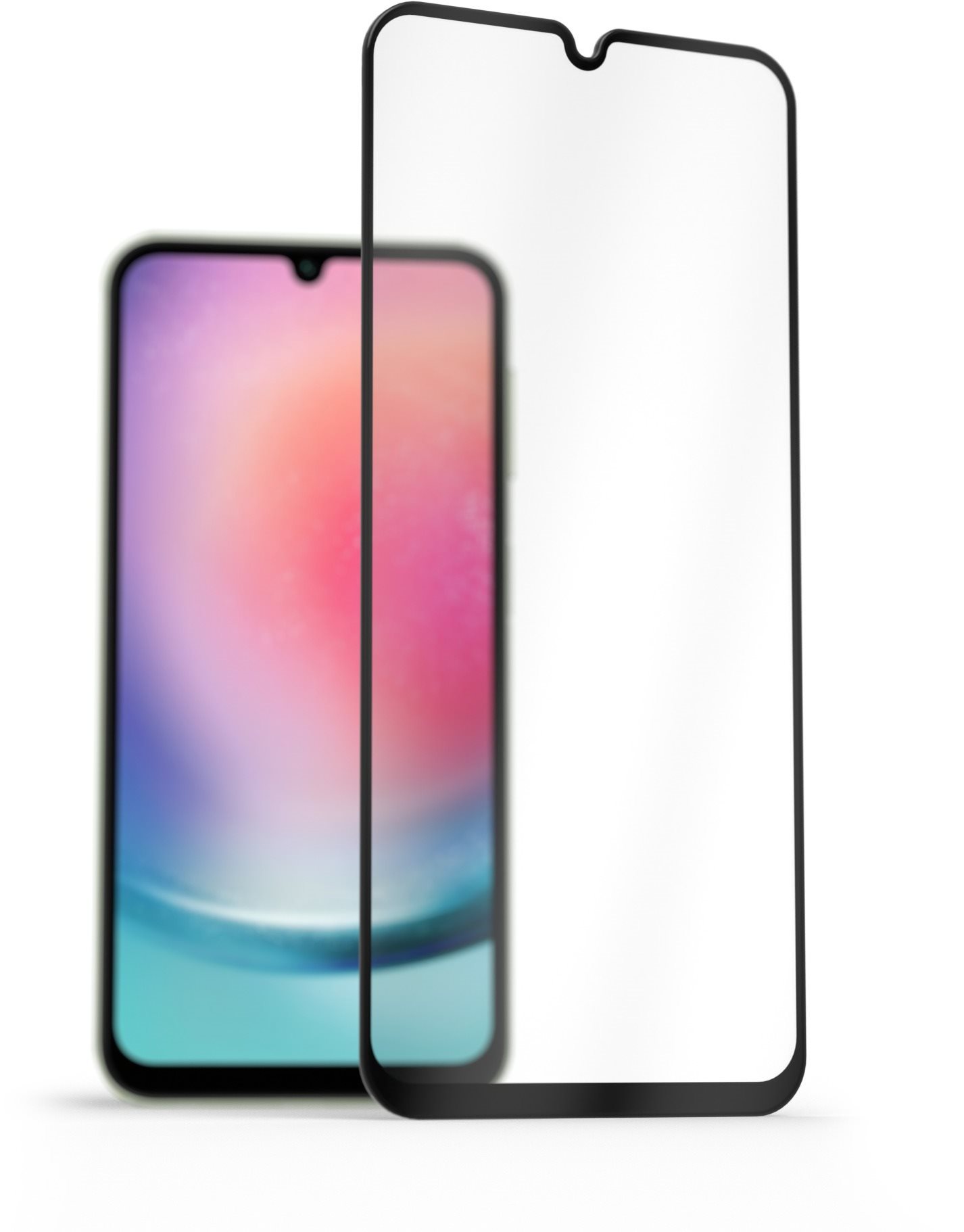 AlzaGuard 2.5D FullCover Glass Protector na Samsung Galaxy A24 / A25 5G