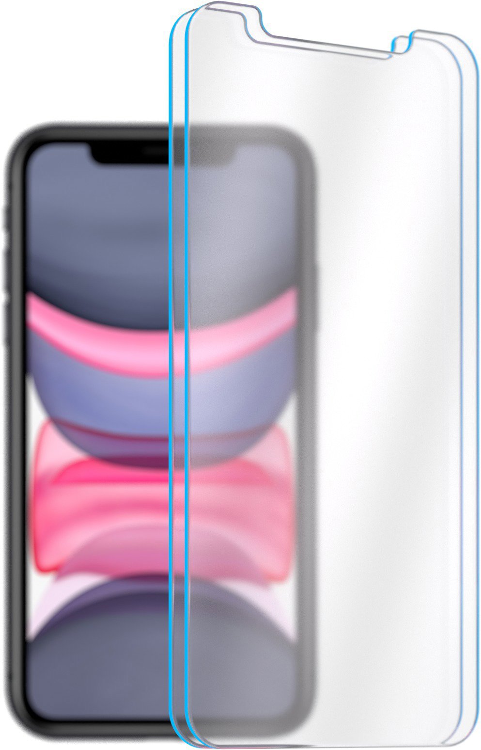 AlzaGuard 2.5D Case Friendly Glass na iPhone 11/XR – 2 ks v balení