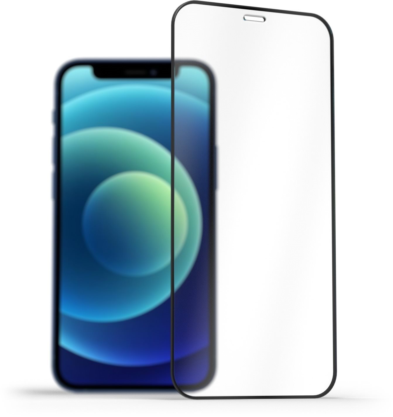AlzaGuard 2.5D FullCover Glass Protector na iPhone 12 Mini čierny