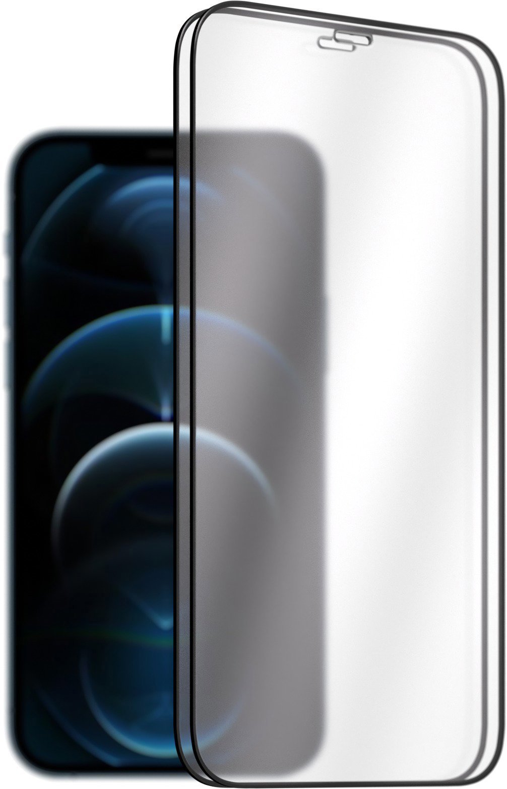 AlzaGuard 2.5D FullCover Glass na iPhone 12/12 Pro čierne – 2 ks v balení
