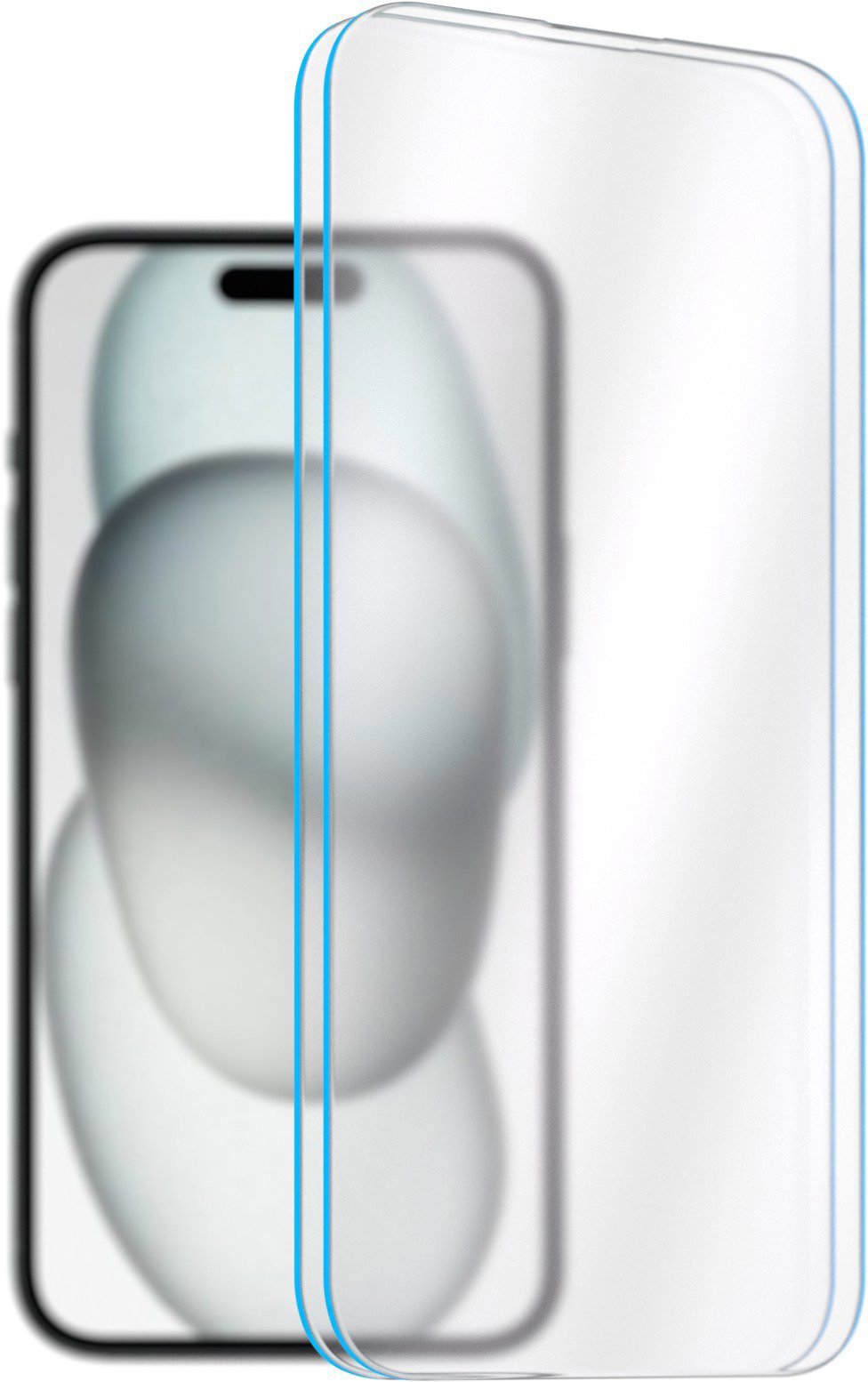 AlzaGuard 2.5D Case Friendly Glass na iPhone 15 – 2 ks v balení