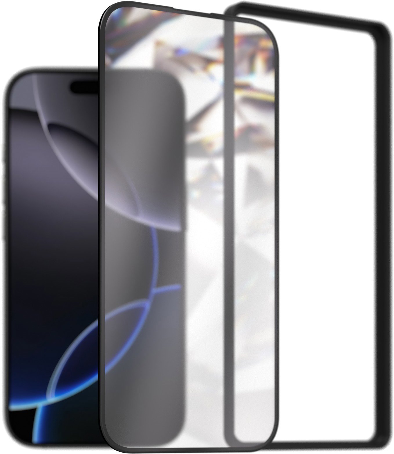 AlzaGuard 3D DiamondShiel Glass pre iPhone 16 Pro s inštalačným rámčekom