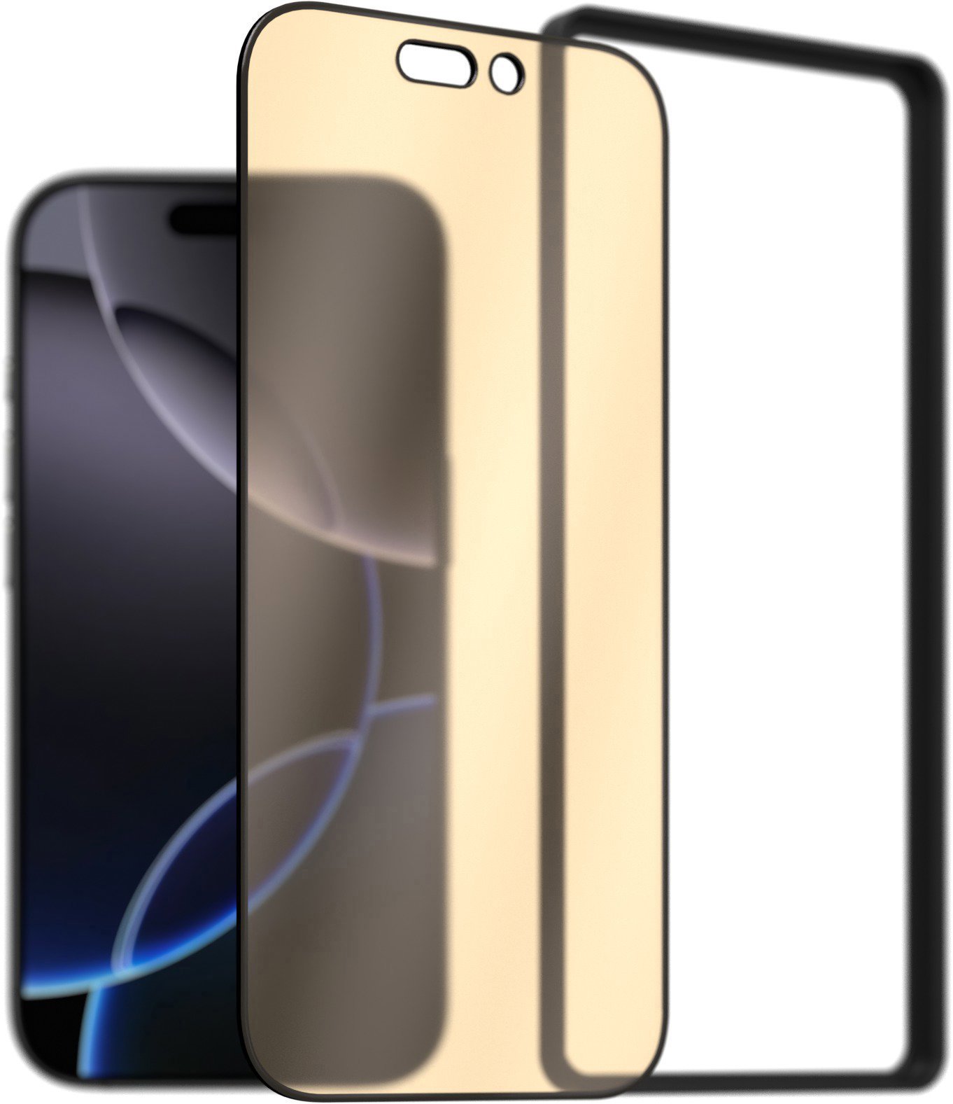AlzaGuard 2.5D Quantum Eye Care Glass Protector na iPhone 16 Pro s inštalačným rámikom