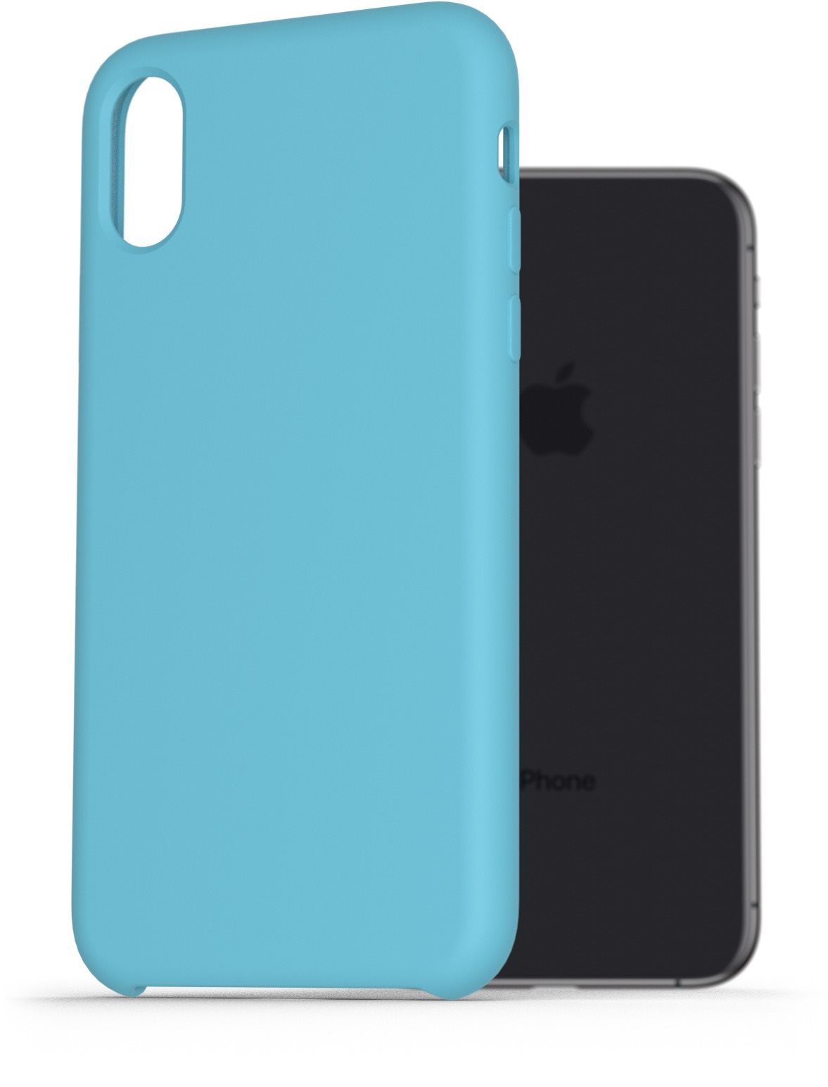 AlzaGuard Premium Liquid Silicone iPhone X / Xs modré