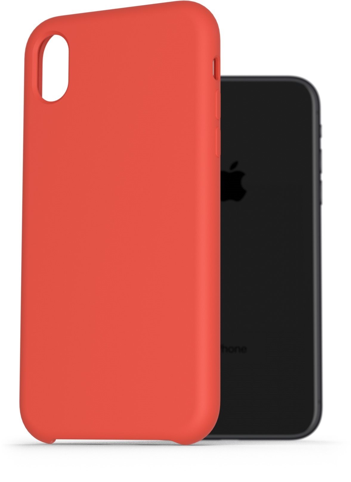 AlzaGuard Premium Liquid Silicone iPhone Xr červené