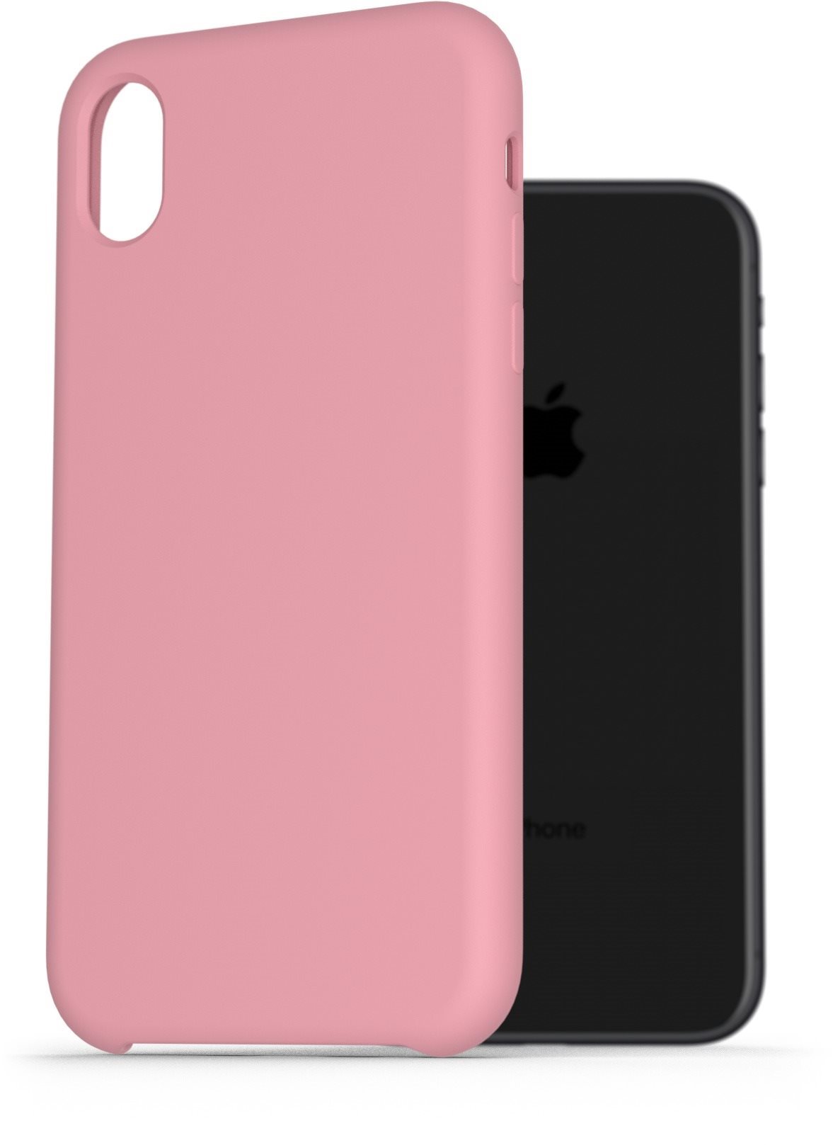 AlzaGuard Premium Liquid Silicone Case pre iPhone Xr ružové