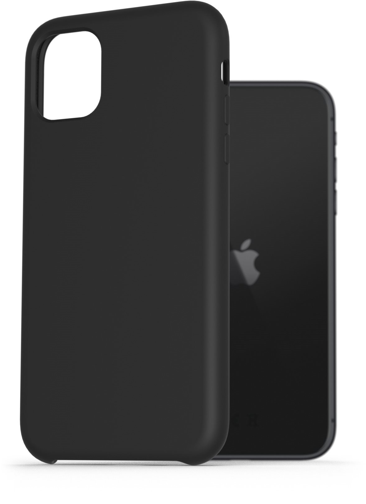 AlzaGuard Premium Liquid Silicone iPhone 11 čierne