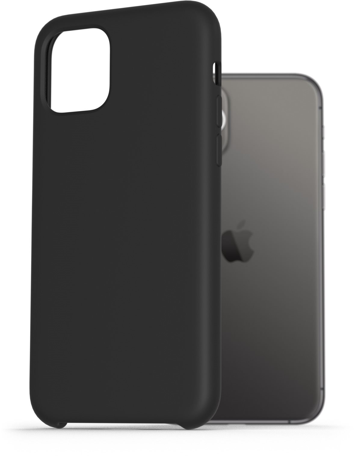 AlzaGuard Premium Liquid Silicone Case pre iPhone 11 Pro čierne