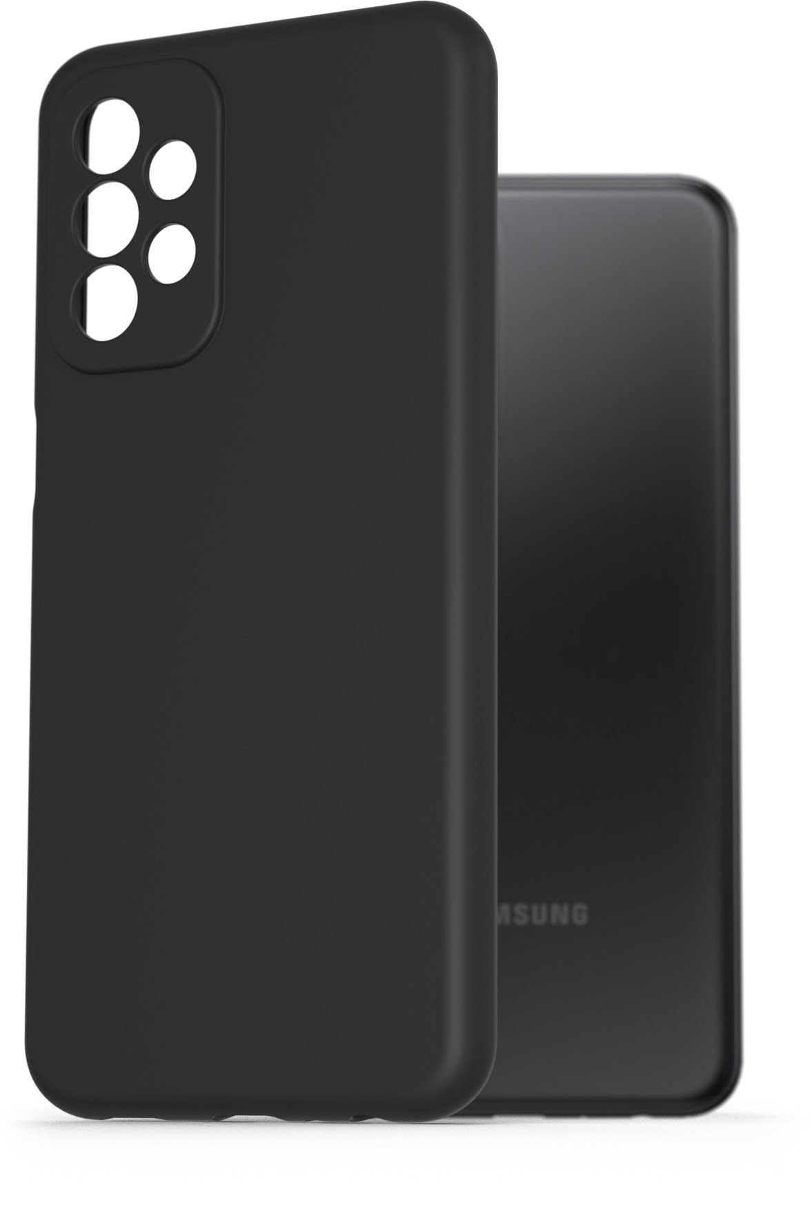 AlzaGuard Premium Liquid Silicone Case na Samsung Galaxy A23 5G čierny