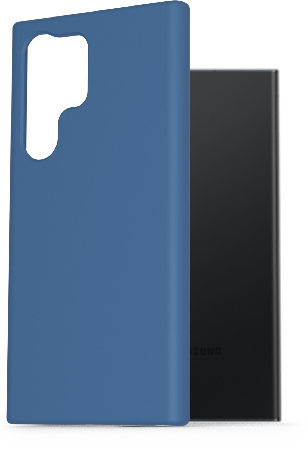 AlzaGuard Premium Liquid Silicone Case na Samsung Galaxy S23 Ultra 5G modré