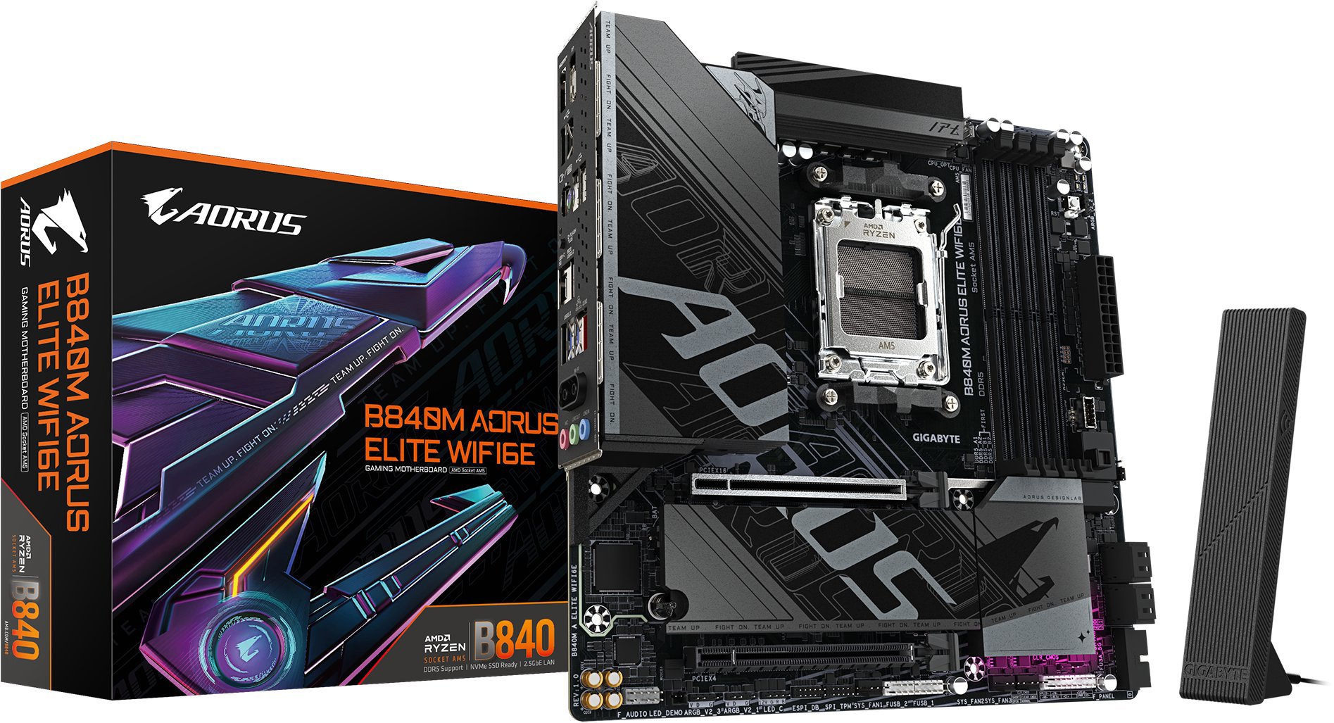 GIGABYTE B840 AORUS ELITE WIFI6E