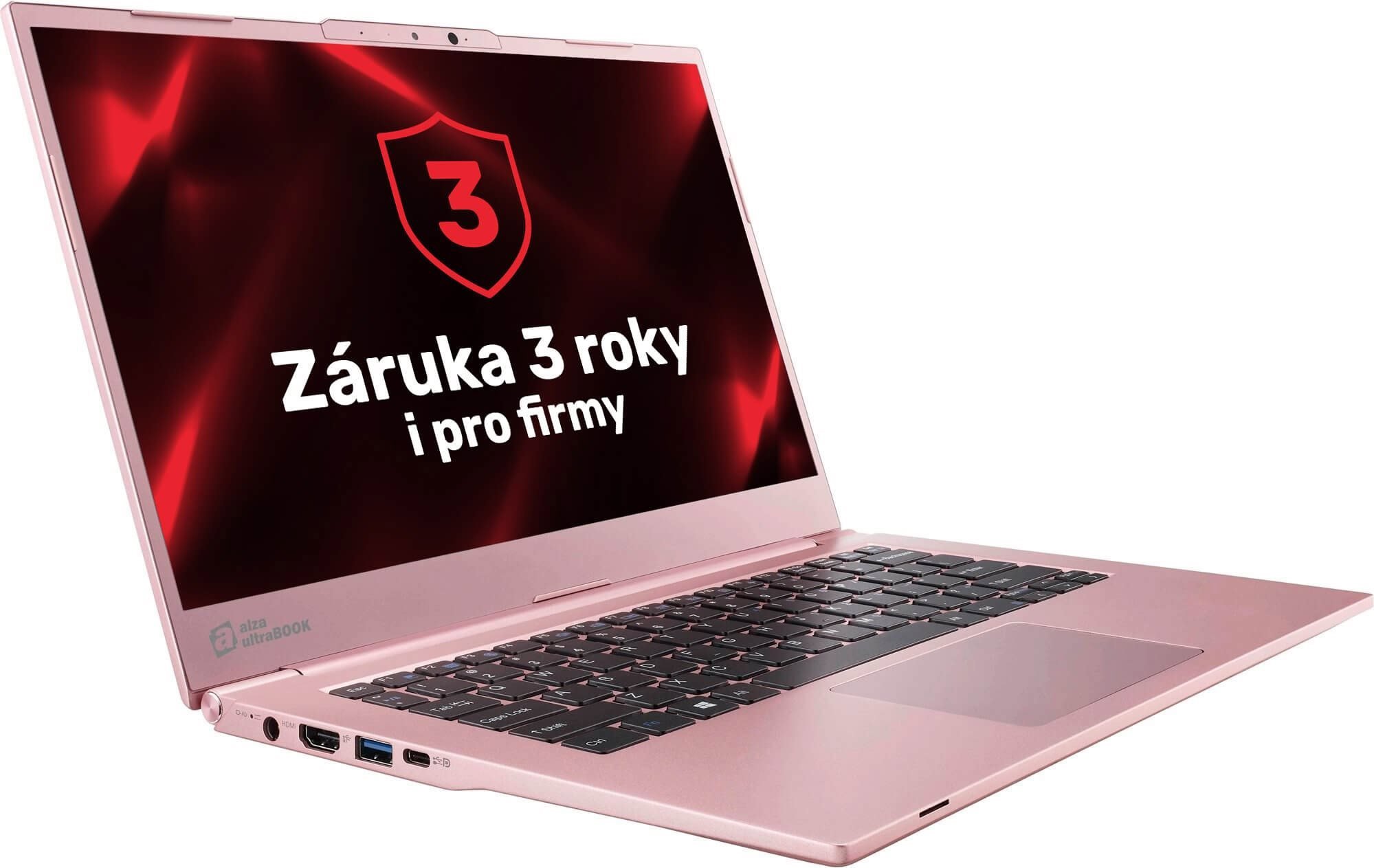 Repasované – Alza Ultrabook Rose Gold celokovový
