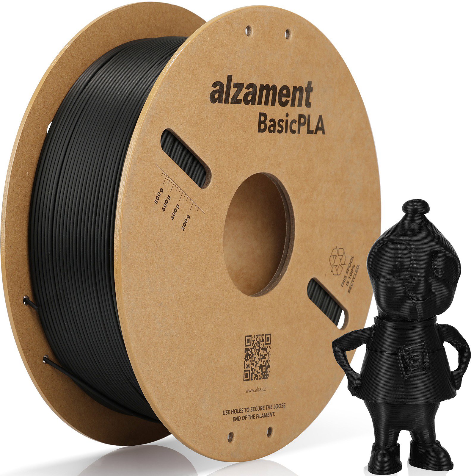 Alzament PLA Basic 1 kg Black