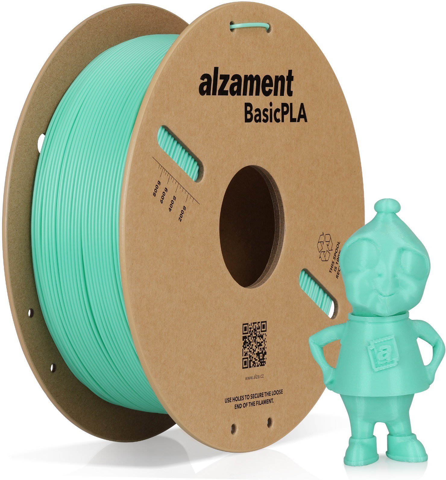 Alzament PLA Basic 1 kg Mint Green