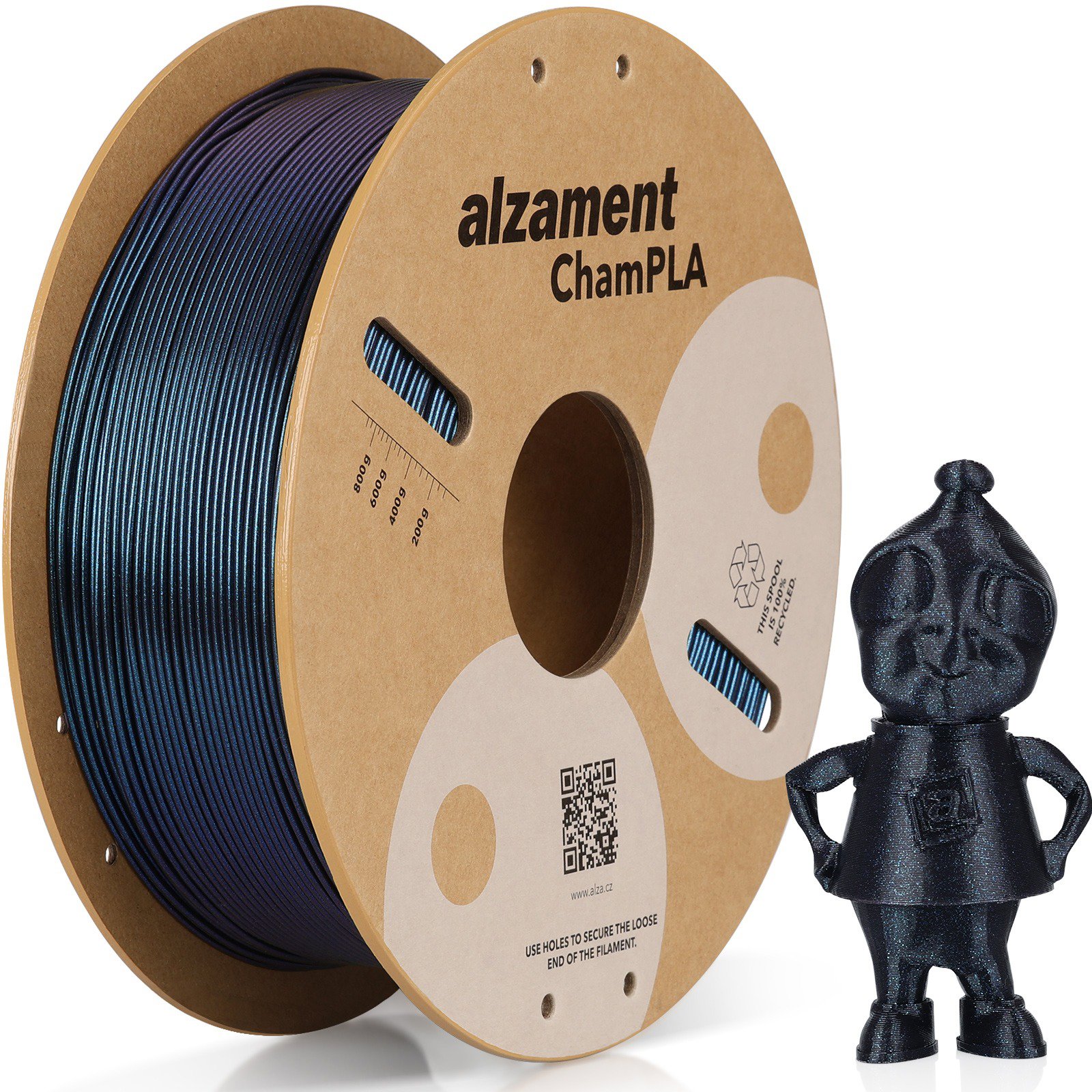 Alzament PLA Chameleon 1 kg Burning Titanium