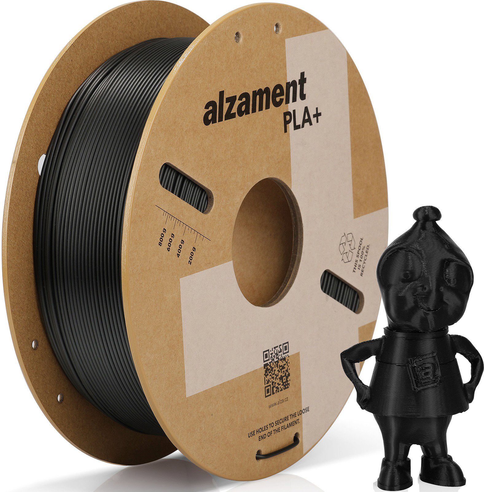 Alzament PLA+ 1 kg Black