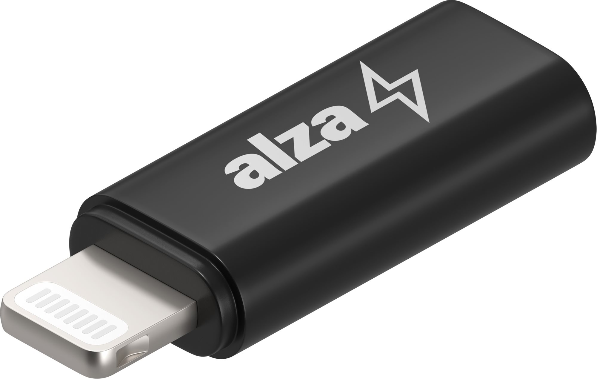 AlzaPower USB-C (F) to Lightning MFi (M) – čierna