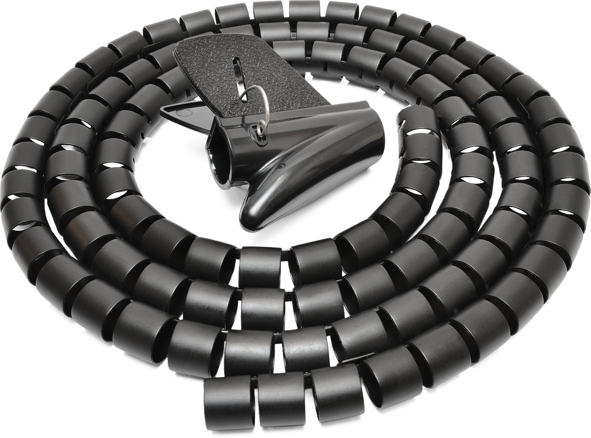 AlzaPower Cable Tube 1,5 m čierny