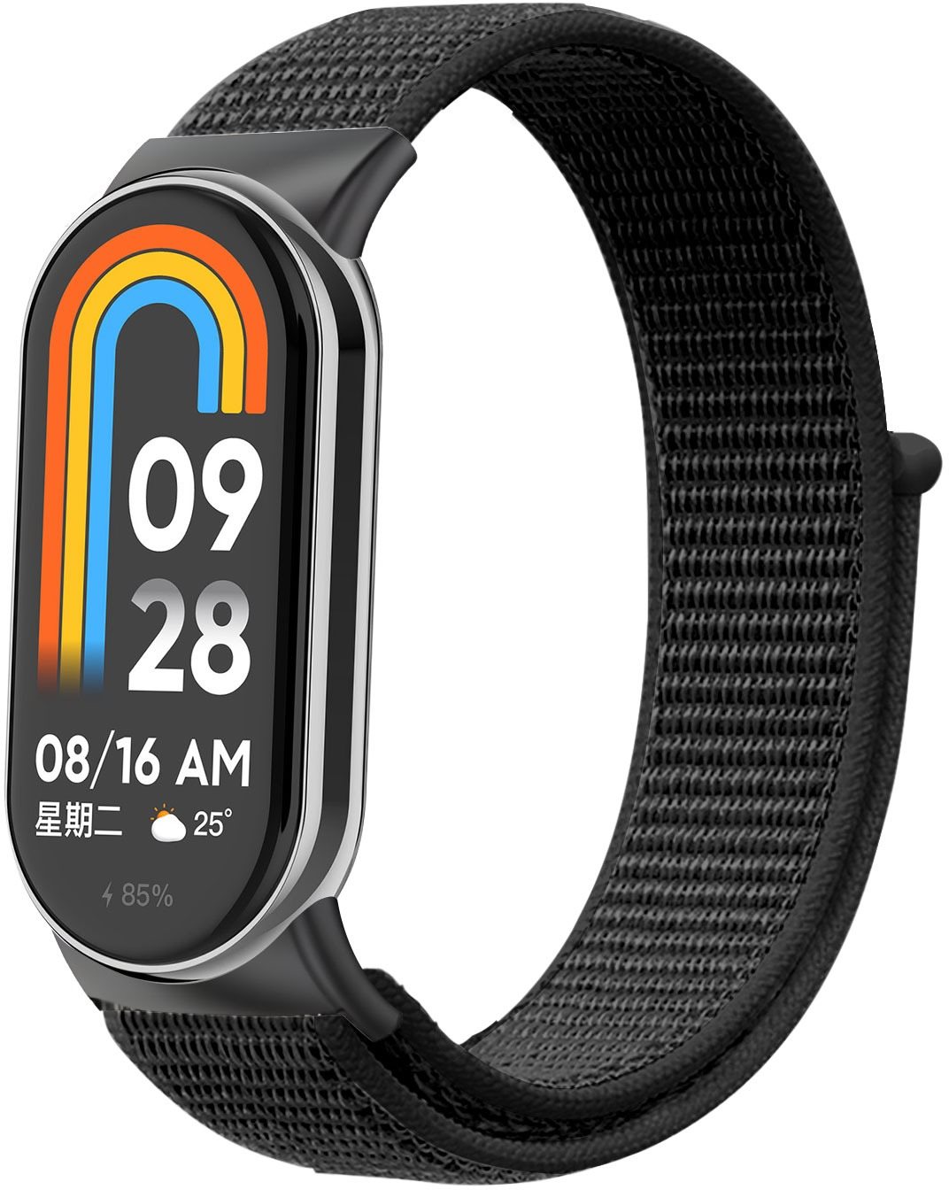 Eternico Airy na Xiaomi Smart Band 8/9/10 Solid Black