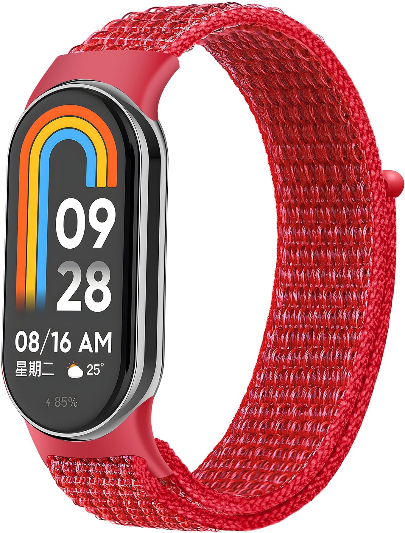 Eternico Airy na Xiaomi Smart Band 8/9/10 Carmine Red