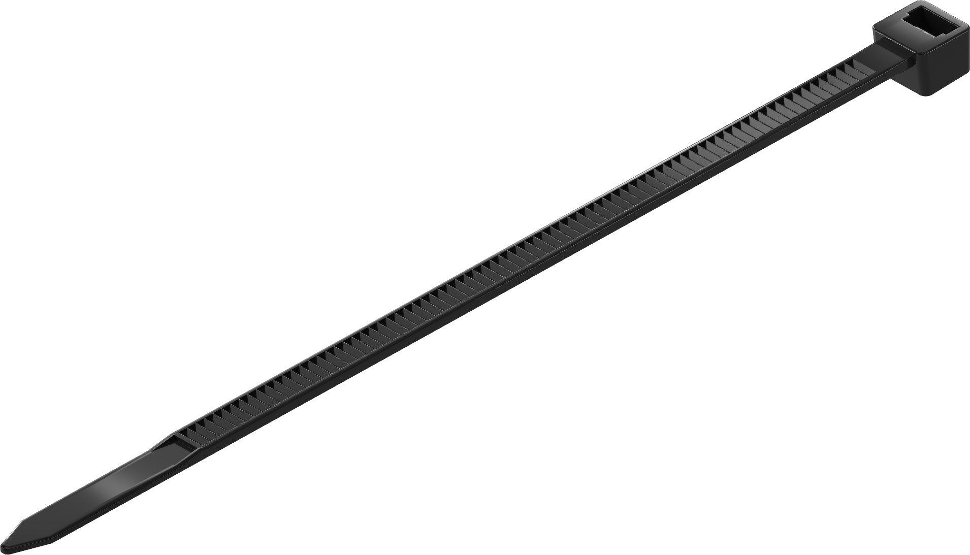 AlzaTools Cable Tie 4.,8 × 200 mm, 100 pcs čierne