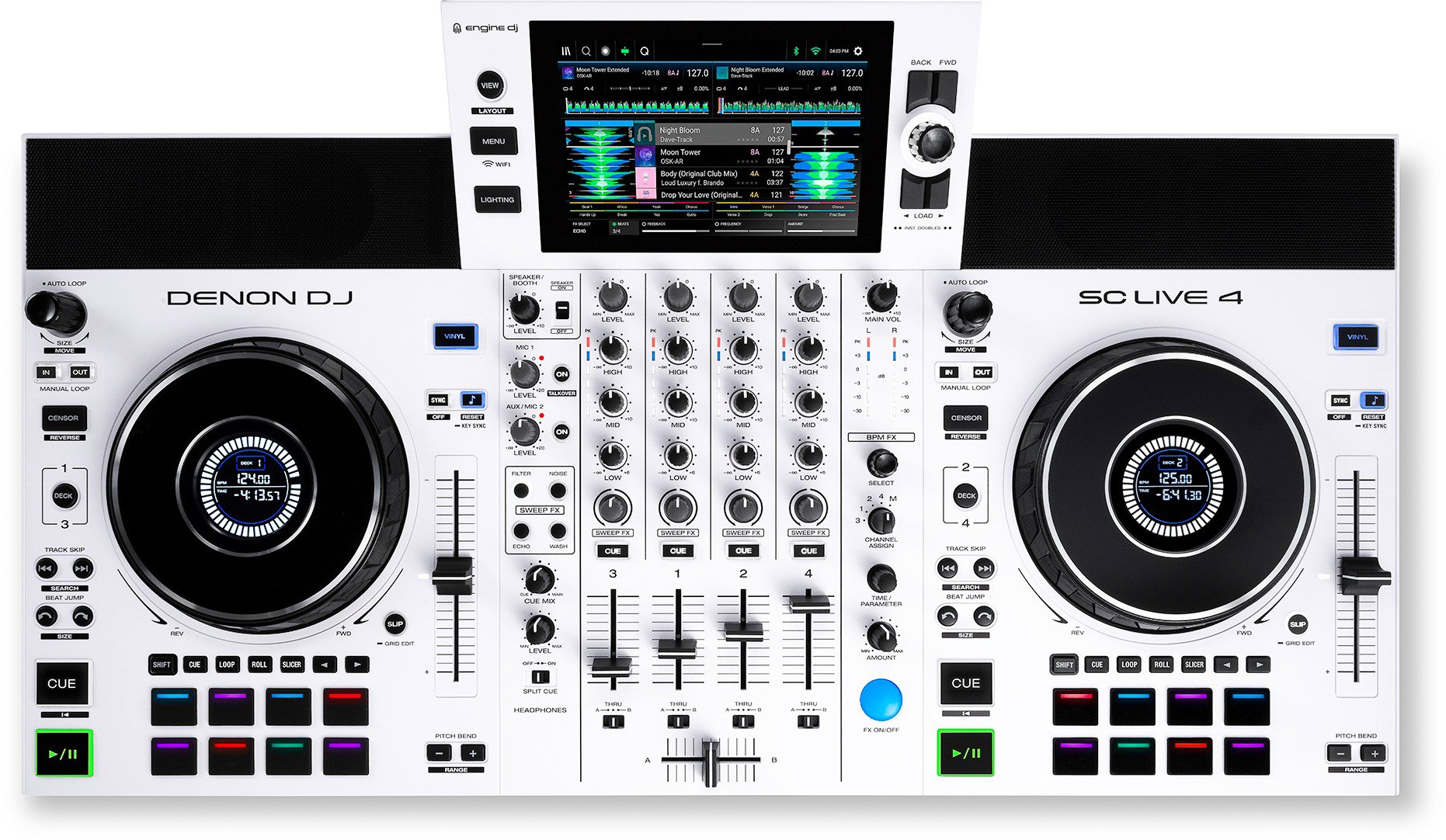 DENON DJ SC LIVE 4 White