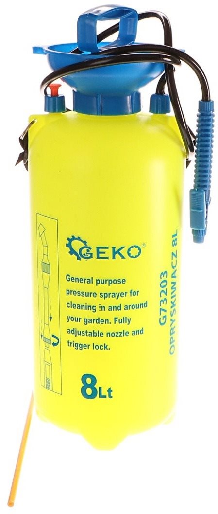 GEKO Postrekovač tlakový záhradný, 8 l