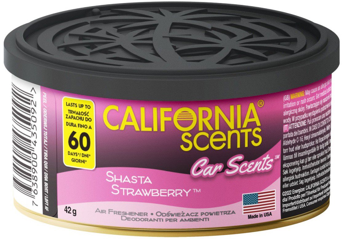 California Scents, vôňa Car Scents Shasta Strawberry