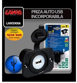 LAMPA Zásuvka USB zápustná 12/24 V