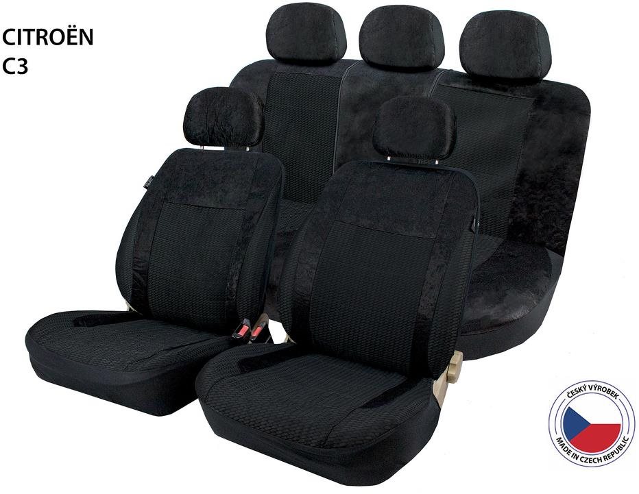 CAPPA autopoťahy Perfetto AL Citroën C3, čierne