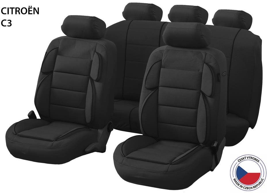 CAPPA autopoťahy Perfetto YL Citroën C3, čierne