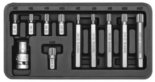 YATO Sada bitov 11 ks viaczubé YT-0415