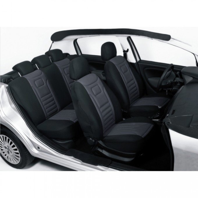 PREXIM Autopoťahy CLASSIC Škoda felicia od roku výroby 1994-2001 s nedeleným zadným sedadlom, sivé