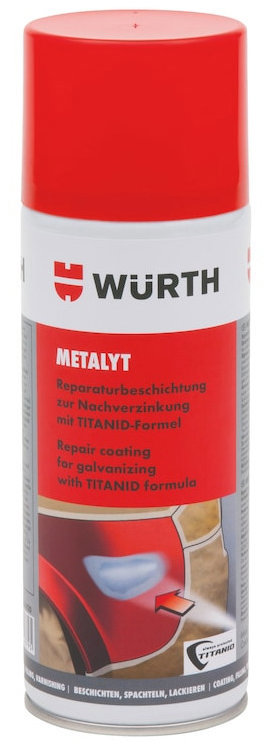 Würth Antikorozní materiál Metalyt šedý, 400 ml