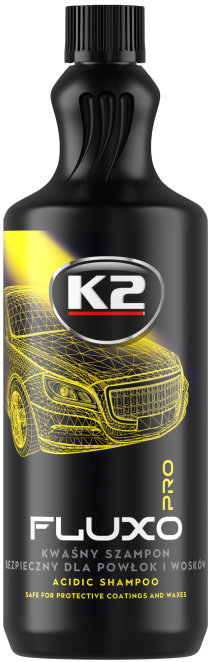 K2 FLUXO PRO kyselý šampon pro keramické povlaky, 1 l
