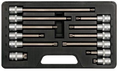 YATO Bity súprava 12 ks HEX, SPLINE