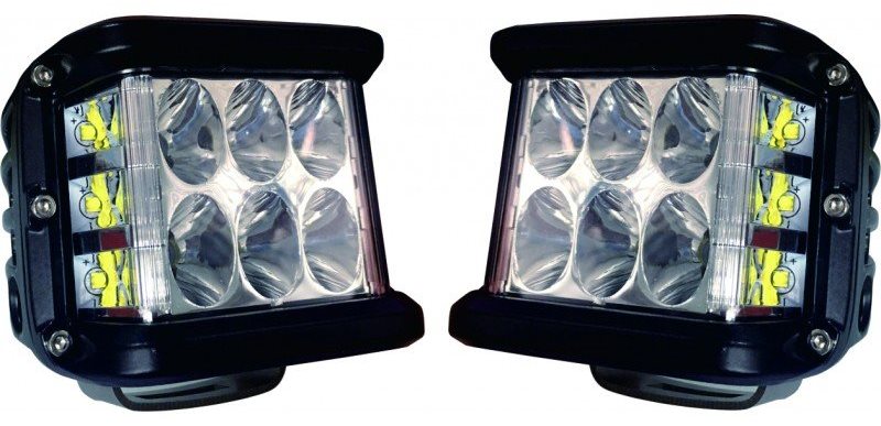 Pracovné svetlo LED, sada 2 ks (2× 2800 lm) 6× LED