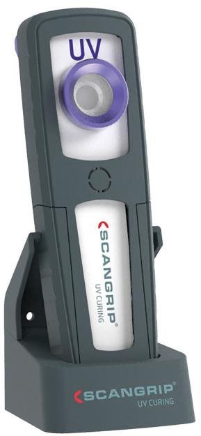 SCANGRIP UV-LIGHT – dobíjacia UV-LED lampa pre malé a stredné oblasti vytvrdzovania