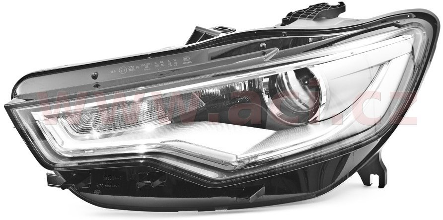 HELLA AUDI A6 11-pr. svetlo BI-XENON D3S + H7 + LED natáčacie, s dyn. reguláciou sklonu (aut. ovládané) (prvovýroba)