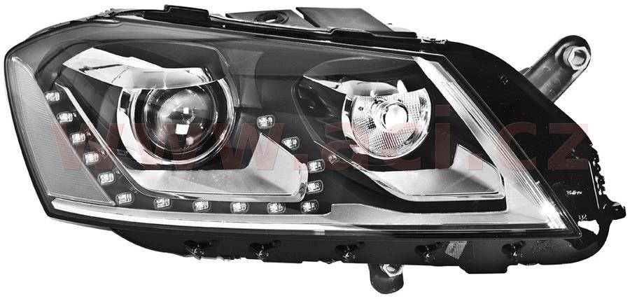VALEO VW PASSAT 11-14 pr. svetlo XENON D3S + LED s natáčaním do zákruty, s denným svietením (aut. ovládané)