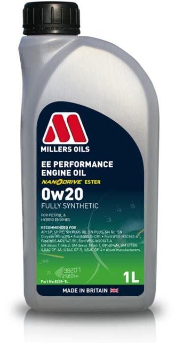 Millers Oils EE Performance 0 W –20 1 l s technológiou NANODRIVE
