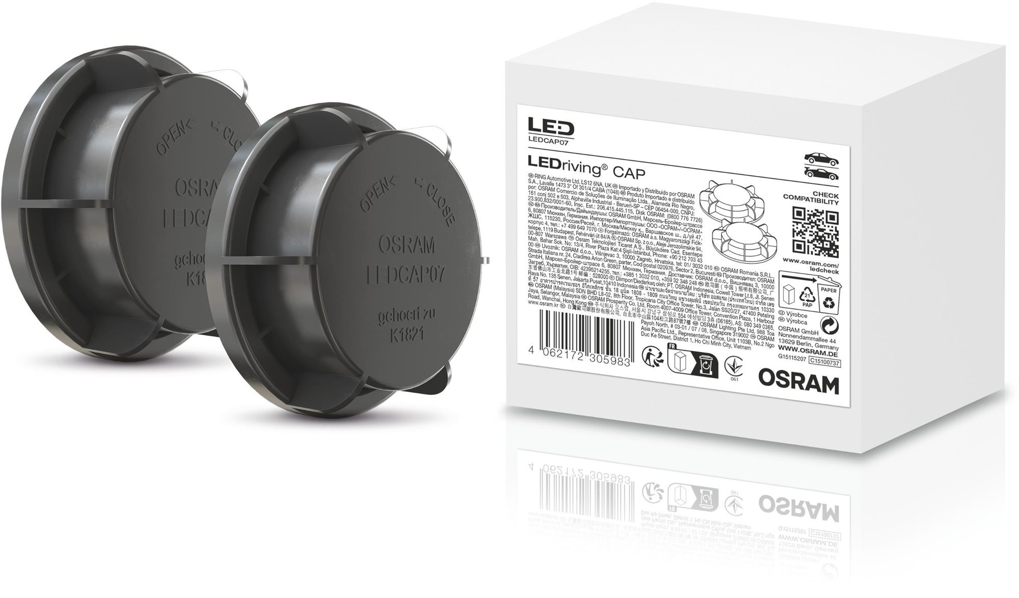 OSRAM LEDriving krytka svetlometu LEDCAP07 na Opel zafira C- Tourer , Astra J