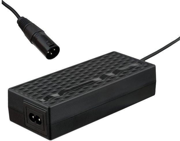 Akyga napájací zdroj IEC C8 / Cannon (3 DIN) XLR mužský, 110 W – 1 m
